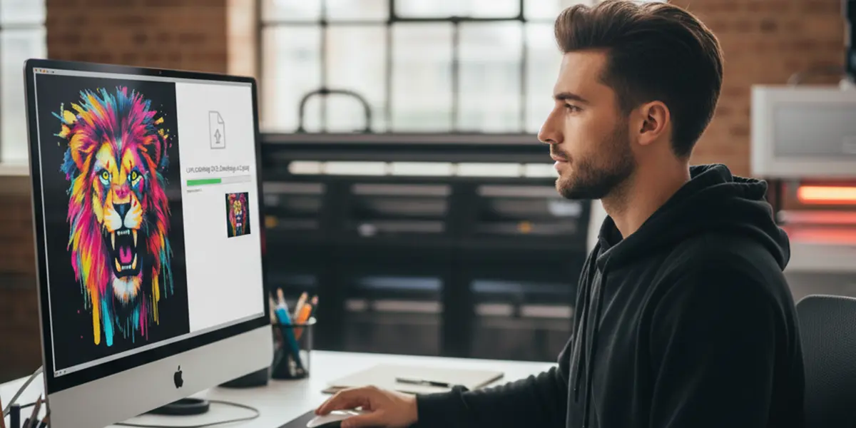 Choose a Design or Upload Your Own.