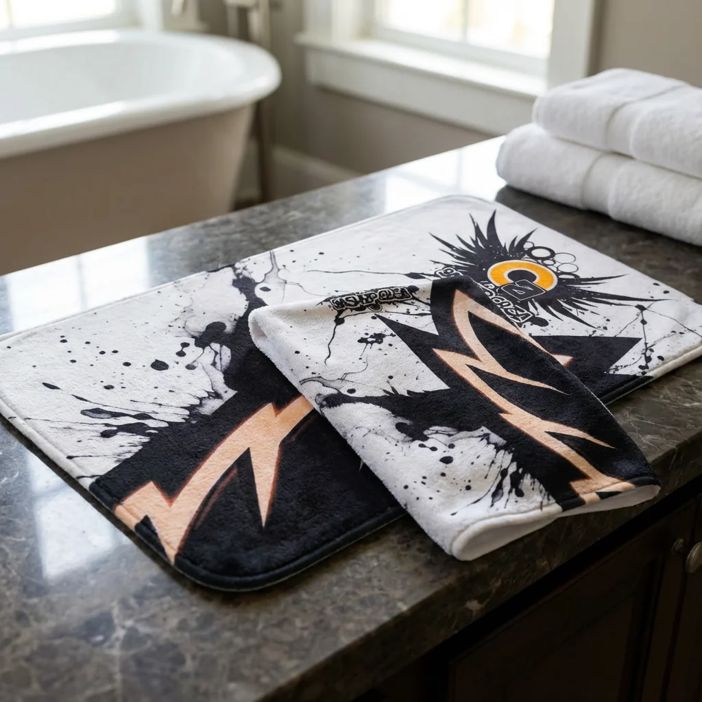 Sublimation Prints – Sublimation Printing and Gang Sheets Sublimated Bathroom mats Sublimated Bathroom mats
