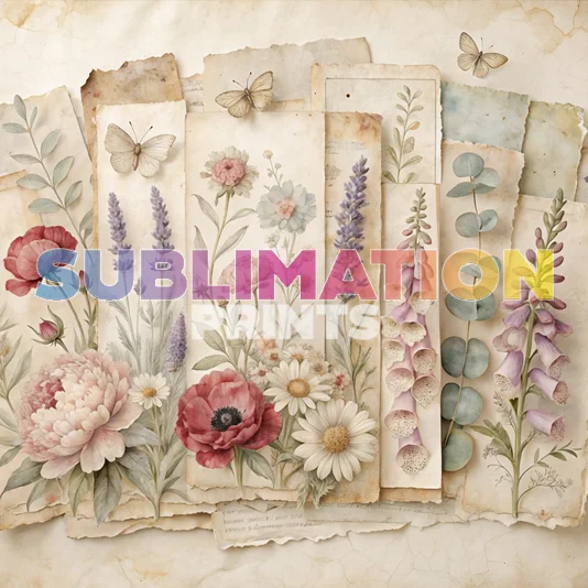 Decoupage Print – Wildflower Collection