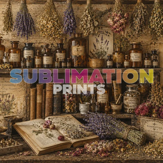 Decoupage Print – Vintage Apothecary