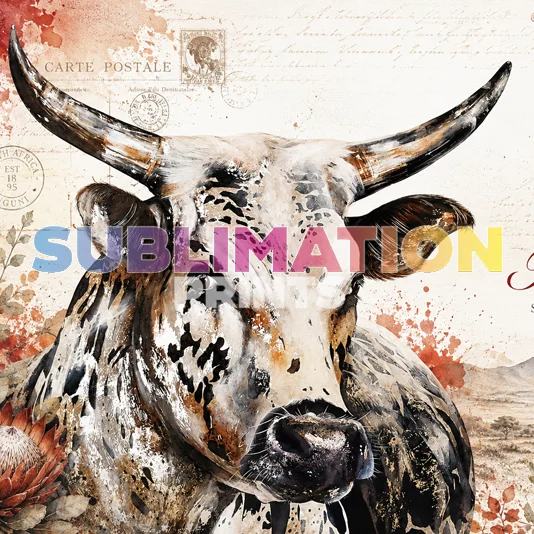 Decoupage Print – Nguni 2