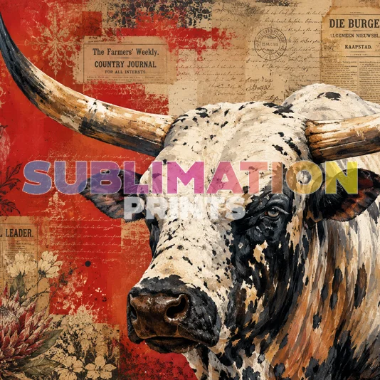 Decoupage Print - Nguni 5