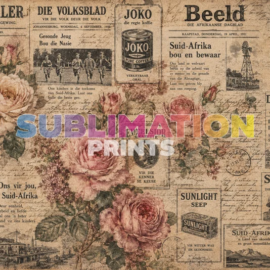 Decoupage Print - SA News 2