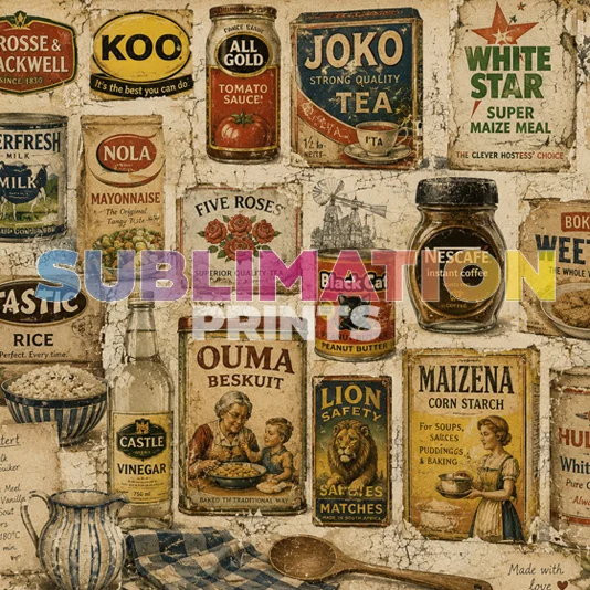 Decoupage Print – South African Kitchen Memories
